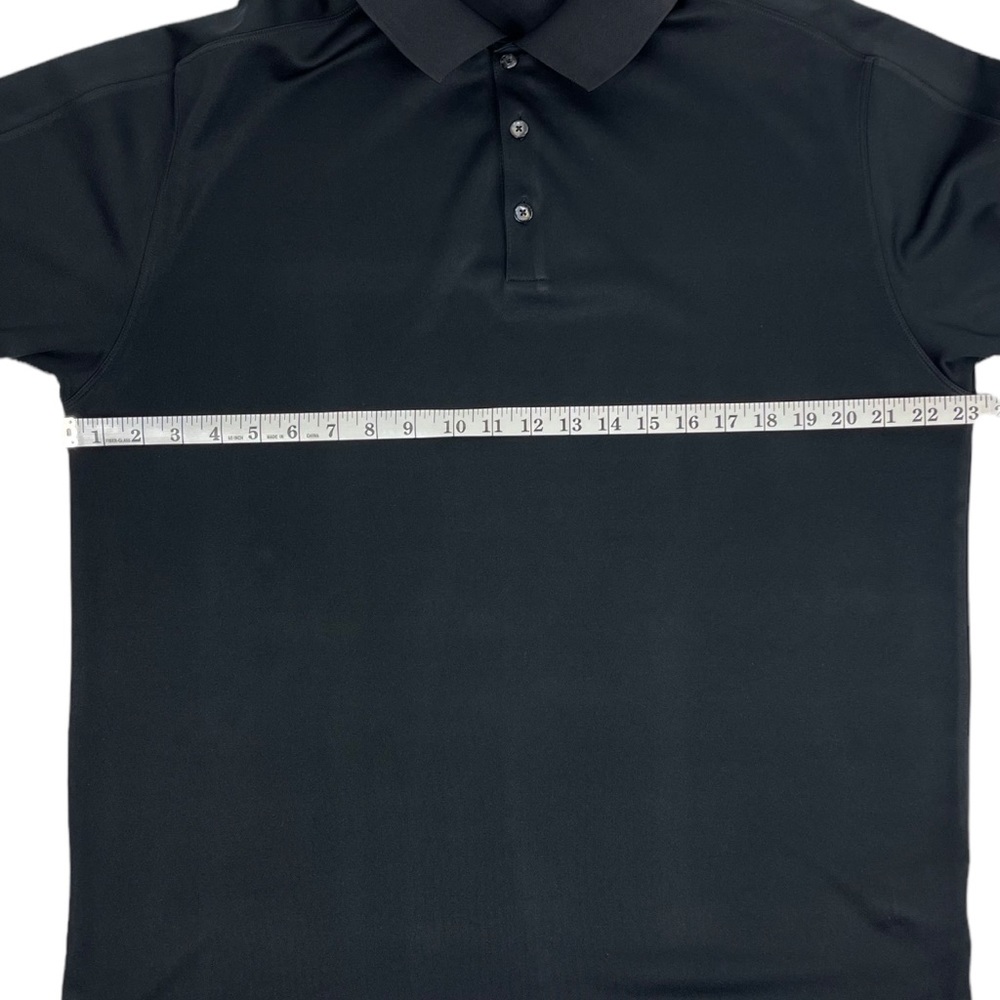 Nike Golf Men’s Black Fit Dry Short Sleeve Polo Shirt size L - Picture 4 of 8
